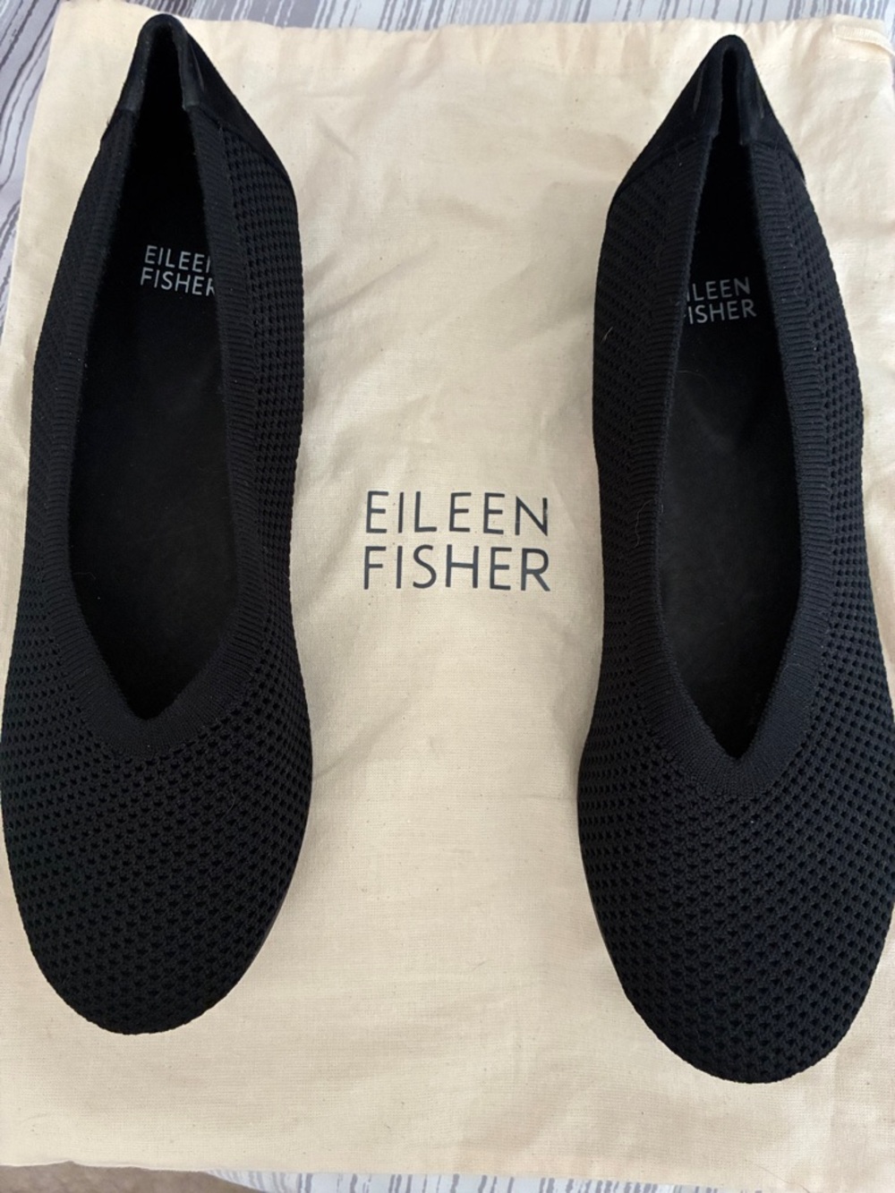 Classic black flats